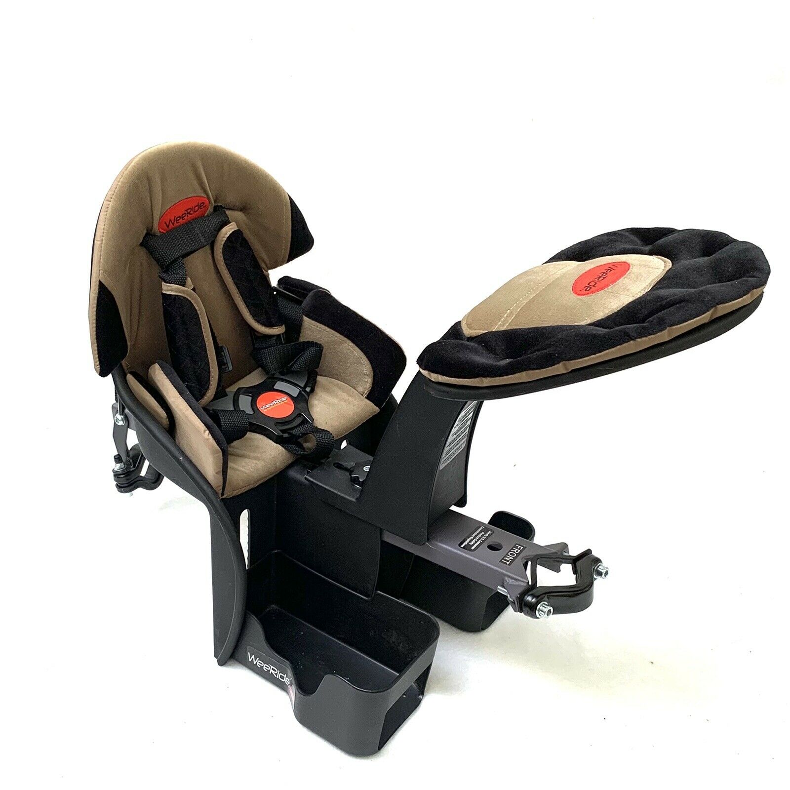 Weeride Center Front Mounted Bicycle Kangaroo Child Carrier Bike Seat, Head Rest