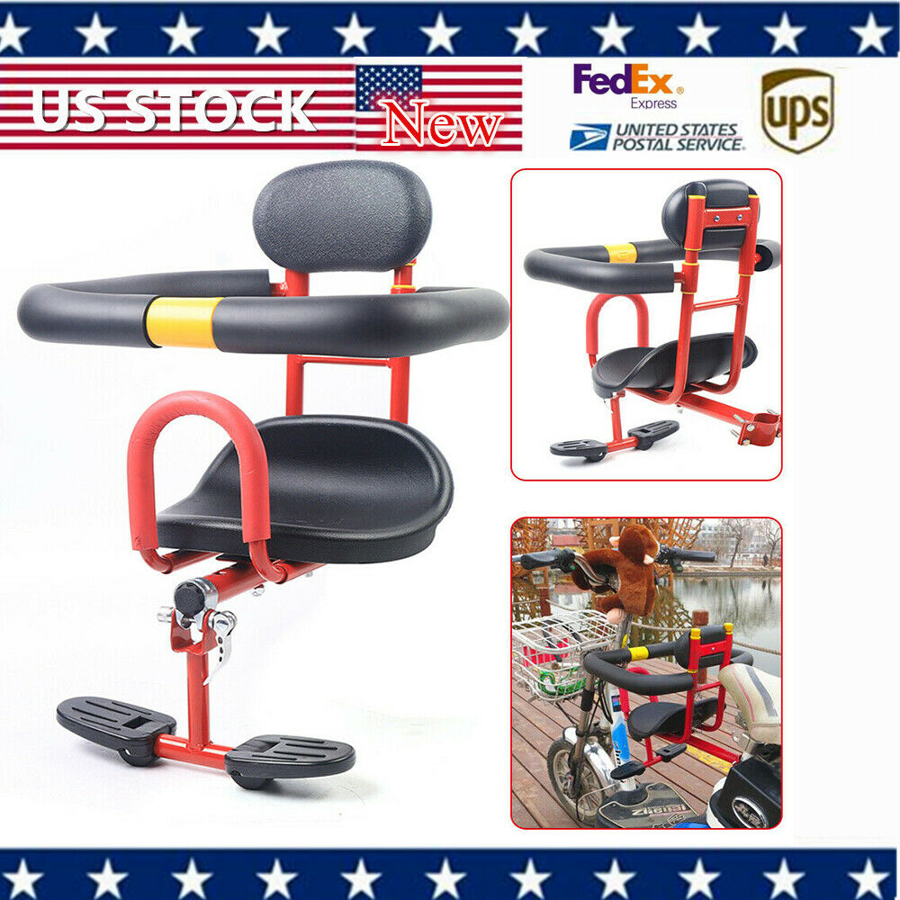 New Bicycle Seat Child Front Mount Baby Carrier Seat Bike Carrier Safety Pedal